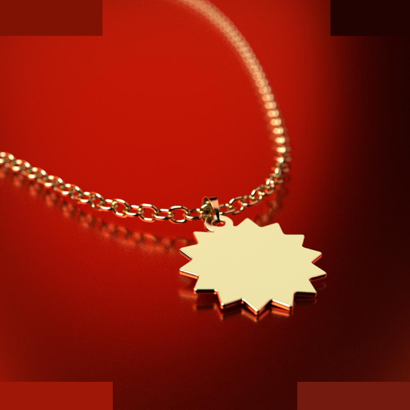 نیم ست طلا 18 عیار زنانه مدوپد مدل ستاره کد NA15614