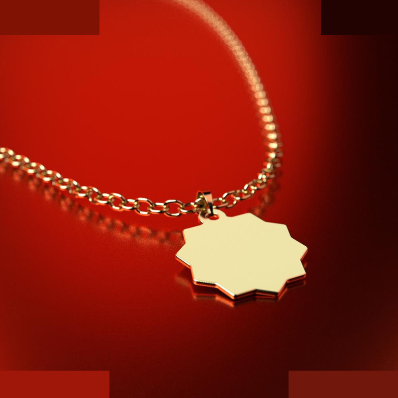 نیم ست طلا 18 عیار زنانه مدوپد مدل ستاره کد NA15618