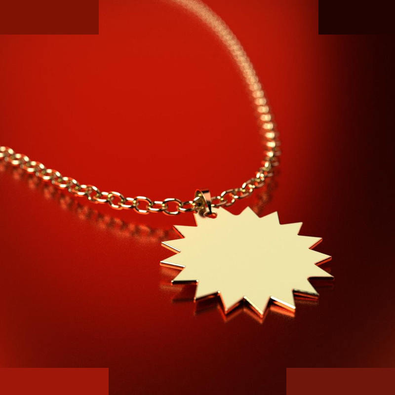 نیم ست طلا 18 عیار زنانه مدوپد مدل ستاره کد NA15636