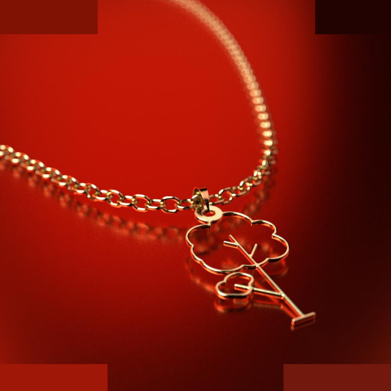 نیم ست طلا 18 عیار زنانه مدوپد مدل درخت کد NA15816