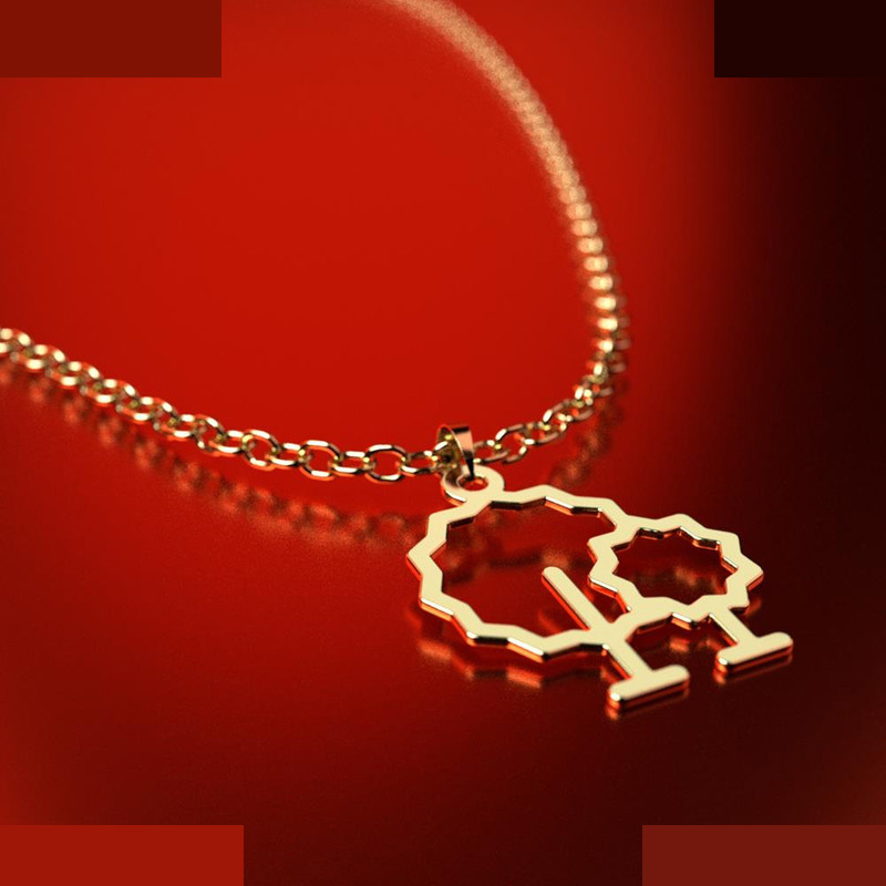 نیم ست طلا 18 عیار زنانه مدوپد مدل درخت کد NA15829