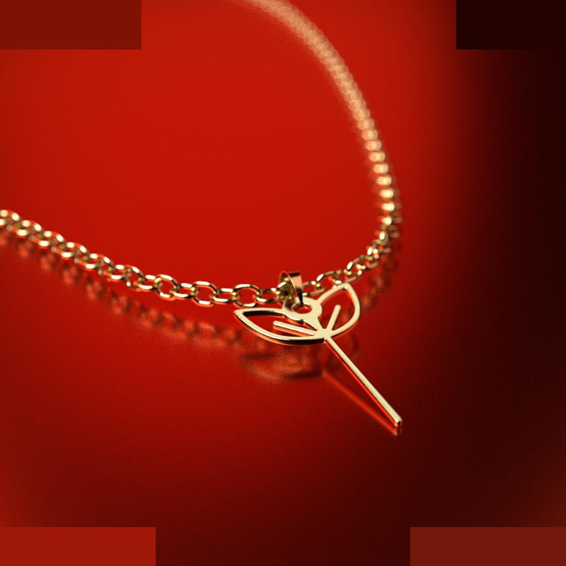 نیم ست طلا 18 عیار زنانه مدوپد مدل برگ کد NA15991