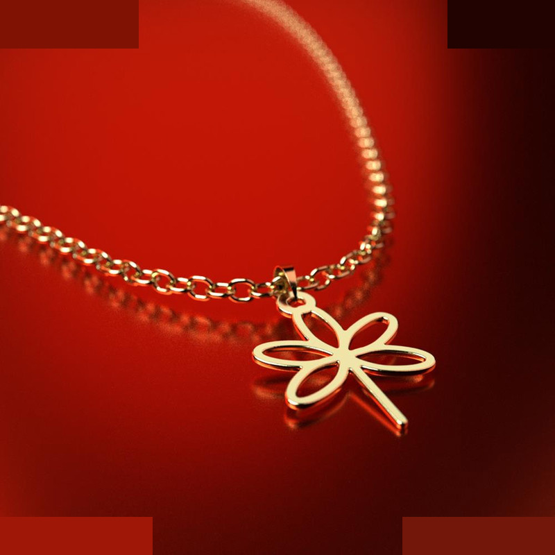 نیم ست طلا 18 عیار زنانه مدوپد مدل برگ کد NA15999