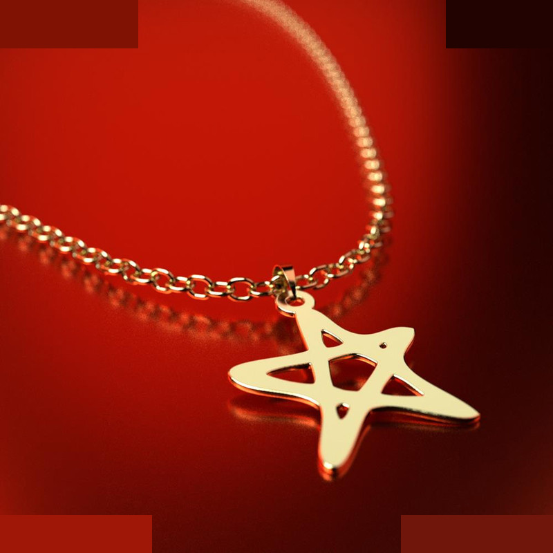 نیم ست طلا 18 عیار زنانه مدوپد مدل ستاره کد NA16151