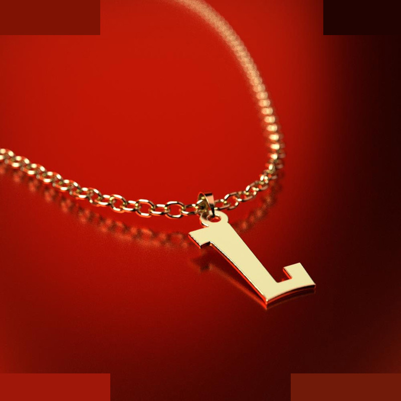 نیم ست طلا 18 عیار زنانه مدوپد مدل حرف L کد NA16625