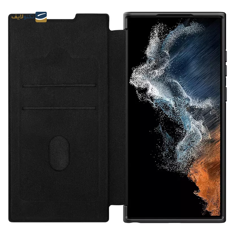 gallery-کیف کلاسوری گوشی سامسونگ Galaxy S22 Ultra نیلکین مدل Qin Pro Plain Cloth copy.png
