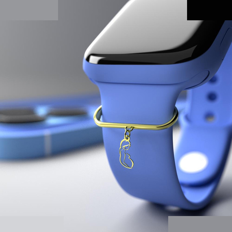 آویز ساعت طلا 18 عیار زنانه مدوپد مدل مادر کد SM1-1028