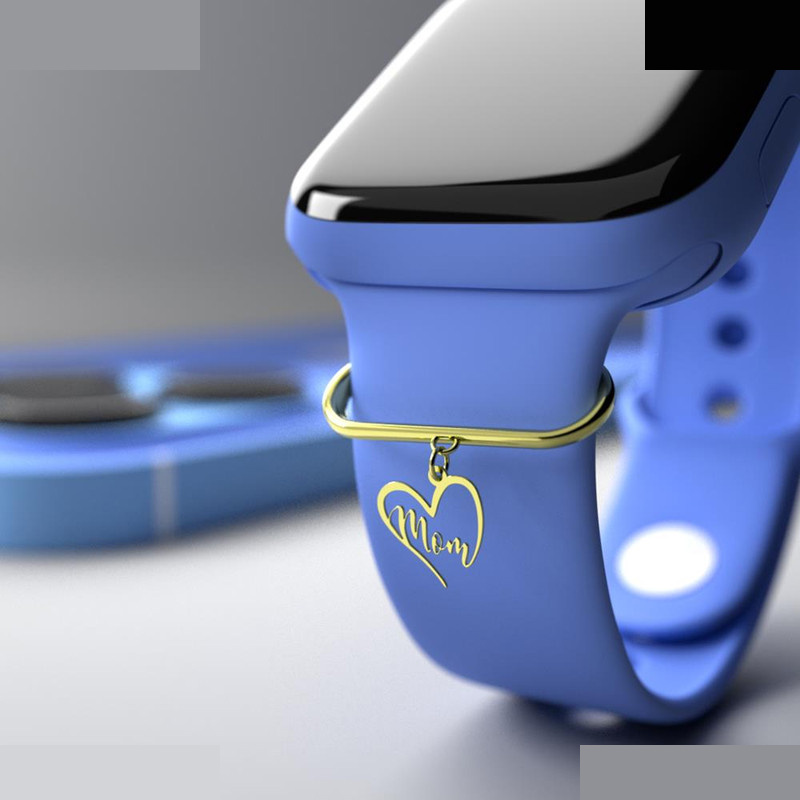 آویز ساعت طلا 18 عیار زنانه مدوپد مدل mom کد SM1-1024