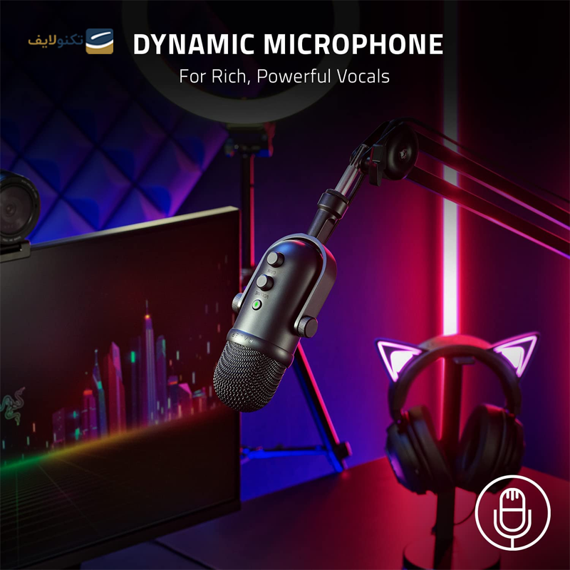 gallery-میکروفون کندانسر استریمینگ ریزر مدل Seiren V2 X copy.png