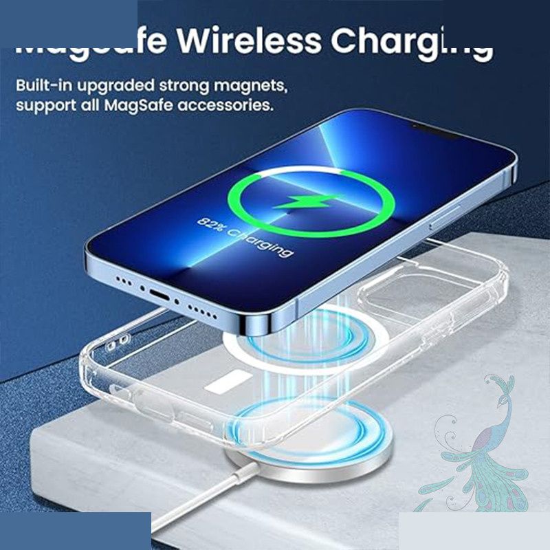 کاور گوشی موبایل اپل iPhone 13 Pro Max پیکوک مدل Clear Magsafe