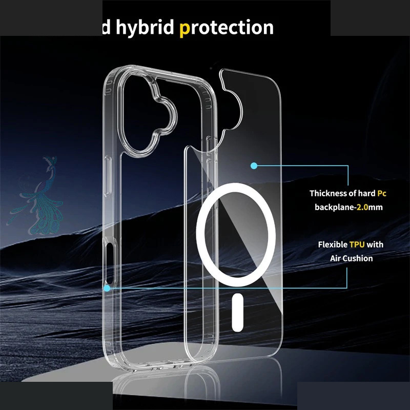 کاور گوشی موبایل اپل iPhone 17 پیکوک مدل AntiMag