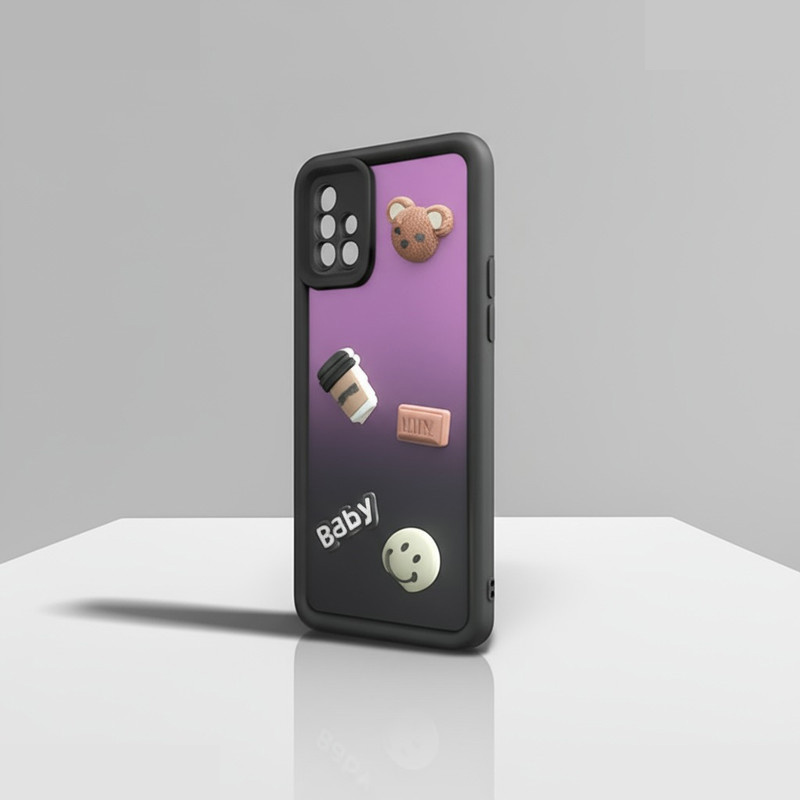 کاور قاب میلیونی مدل BABY مناسب برای گوشی موبایل سامسونگ GALAXY A51