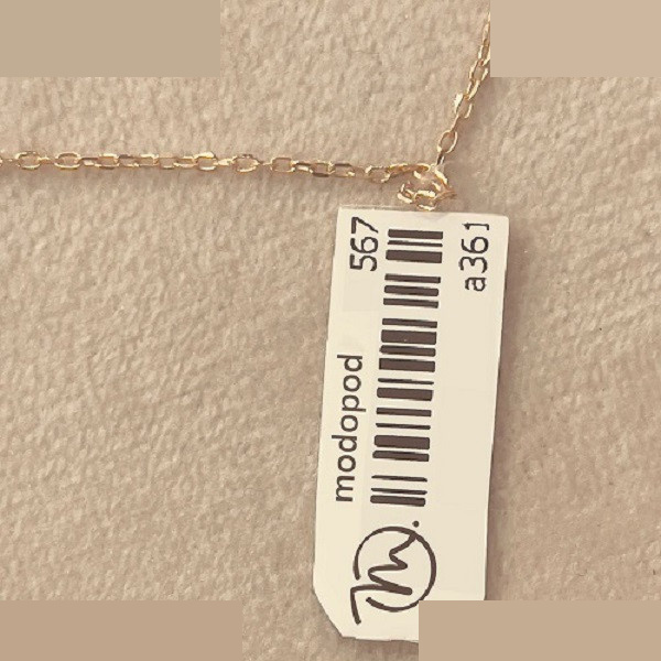 گردنبند طلا 18 عیار زنانه مدوپد مدل گل کد GG2-1-1128