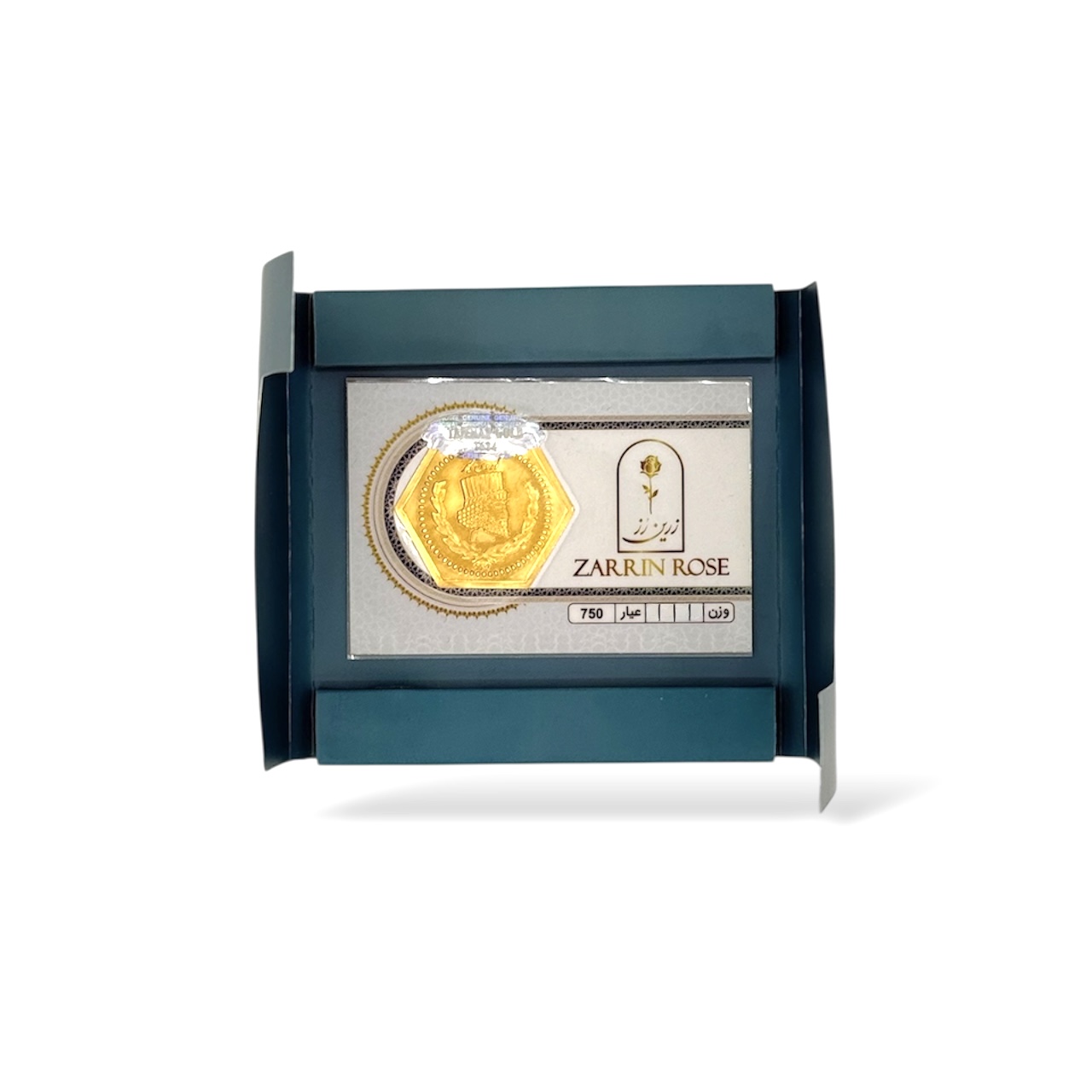 طلا گرمی 18 عیار زرین رز مدل پارسیان