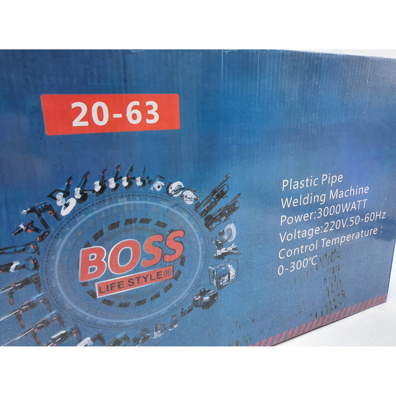 دستگاه اتو لوله پلیمری باس مدل 3000W مجموعه 15 عددی