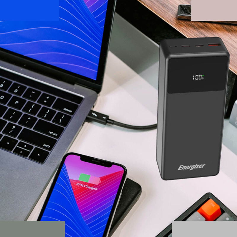 پاوربانک 65 وات انرجایزر مدل UE27062PQ ظرفیت 27000 میلی آمپر ساعت