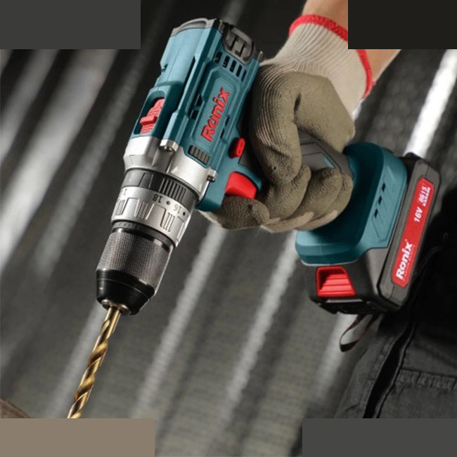 دریل پیچ گوشتی ۱۰ میلی متری ۱۶ ولت رونیکس مدل 8615i