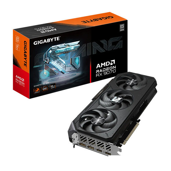 کارت گرافیک گیگابایت مدل  Radeon RX 9070 GAMING OC 16G