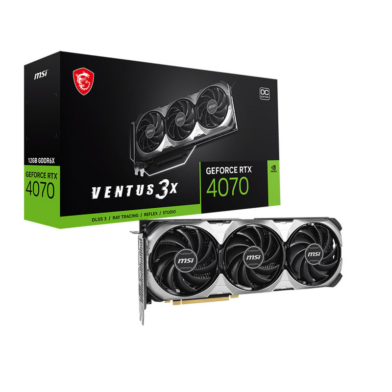 کارت گرافیک ام اس آی مدل GeForce RTX™ 4070 VENTUS 3X E 12G OC
