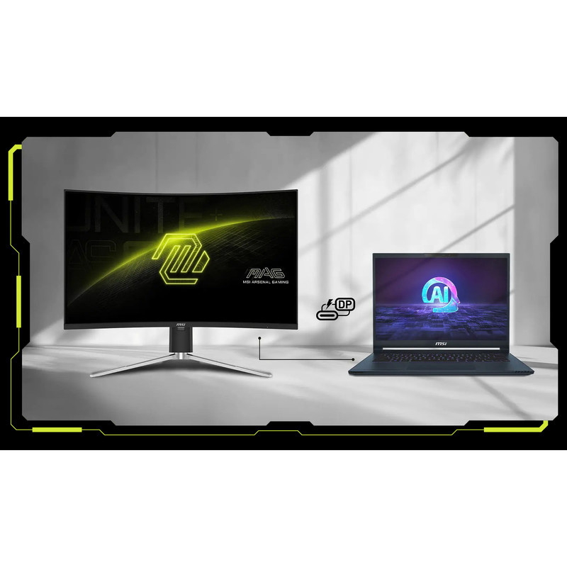 مانیتور خمیده گیمینگ 32 اینچ ام اس آی مدل MAG 325CQRXF E2 مانیتور خمیده گیمینگ 32 اینچ ام اس آی مدل MAG 325CQRXF E2