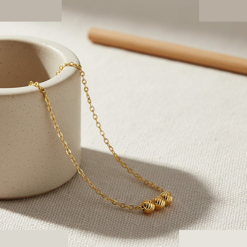 گردنبند طلا 18 عیار زنانه با زنجیر حلقهای (فلامینگو) گالری قو طلایی مدل سه البرنادو گردنبند طلا 18 عیار زنانه با زنجیر حلقهای (فلامینگو) گالری قو طلایی مدل سه البرنادو