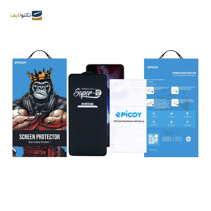 gallery-گلس گوشی شیائومی Redmi Note 12 Turbo اپیکوی مدل Super 5D copy.png