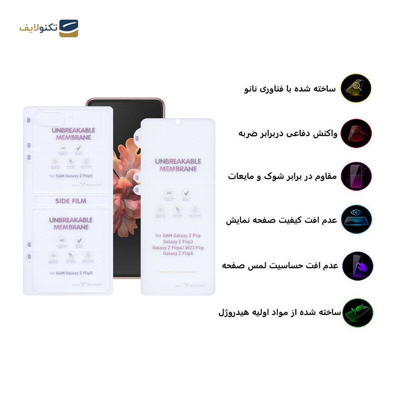gallery-گلس گوشی سامسونگ Galaxy Z Fold 5 نیلکین مدل Hydrogel-Matte copy.png