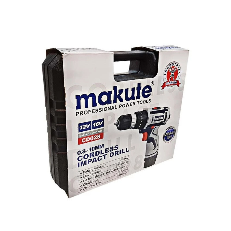 دریل شارژی 10 میلیمتری 12 ولت ماکوته مدل AJ-CD026