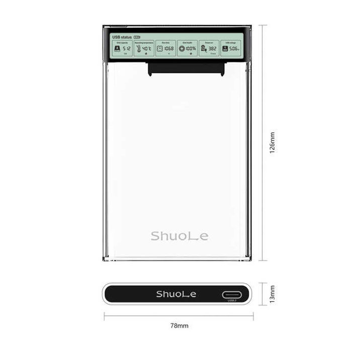 باکس هارد و اساسدی 2.5 اینچ شوله مدل U25TY36-PD باکس هارد و اساسدی 2.5 اینچ شوله مدل U25TY36-PD