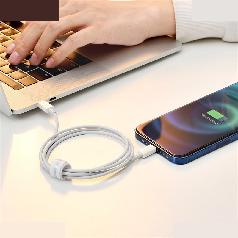 کابل تبدیل USB-C به لایتنینگ باسئوس مدل Superior PD طول 1.5 متر
