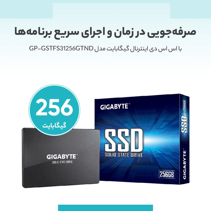 اس اس دی اینترنال گیگابایت مدل GP-GSTFS31256GTND ظرفیت 256 گیگابایت