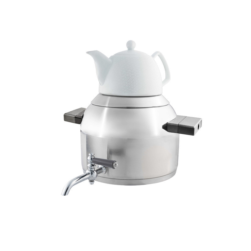 کتری و قوری کاندید مدل دانته گنجایش کتری 5 لیتر گنجایش قوری 0.5 لیتر