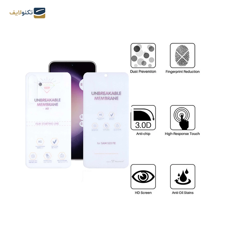 gallery-گلس گوشی سامسونگ Galaxy A54 اپیکوی مدل Hydrogel-Matte copy.png