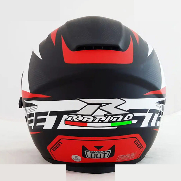 کلاه کاسکت راپیدو مدل بدون فک عینک دار کد 878