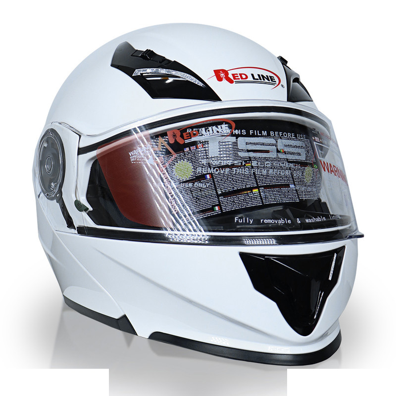 کلاه کاسکت فک متحرک ردلاین مدل 939 whte lose