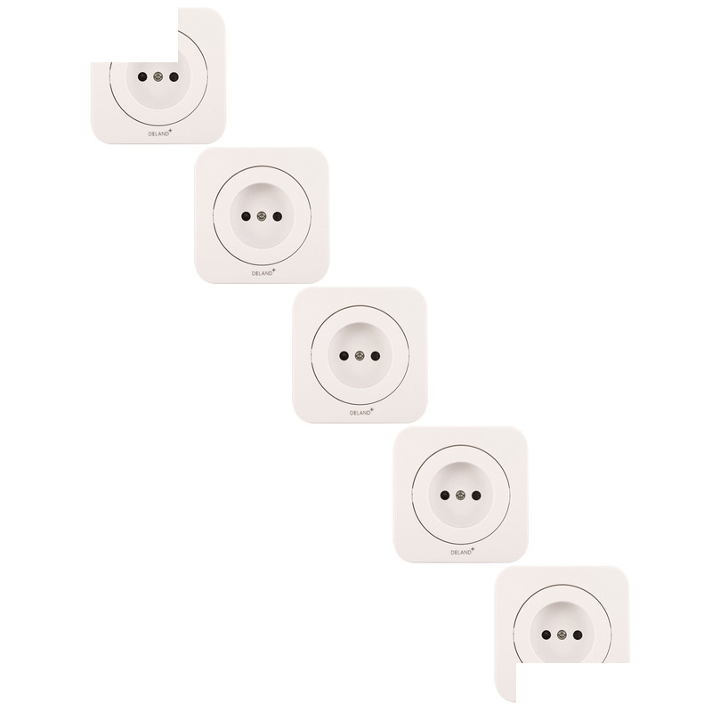 پریز برق دلند مدل آدا بسته 5 عددی پریز برق دلند مدل آدا بسته 5 عددی