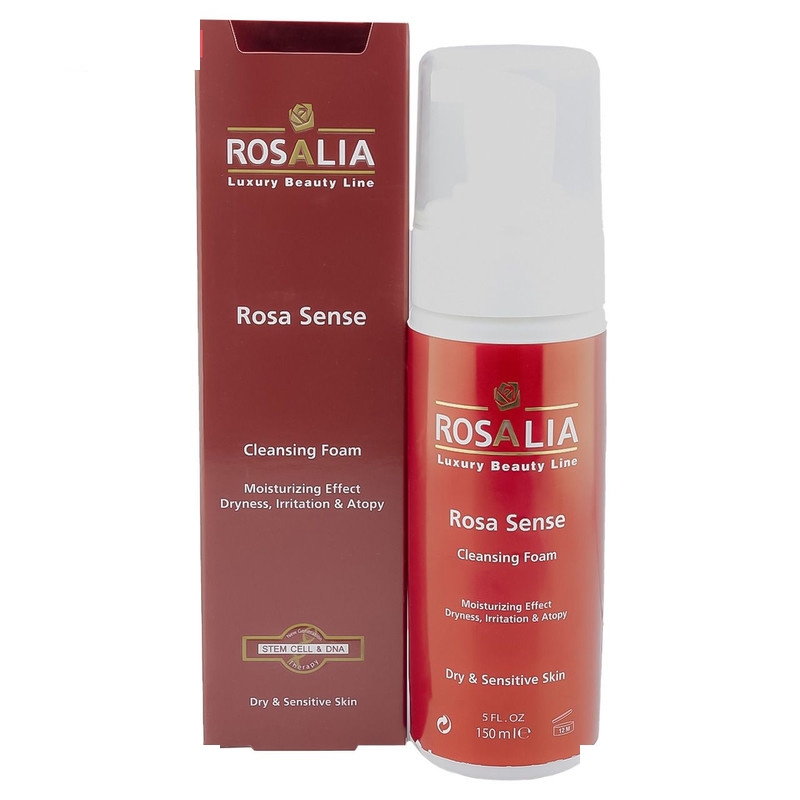 فوم پاک کننده صورت رزالیا مدل Rosa Scence حجم 150 میلی لیتر فوم پاک کننده صورت رزالیا مدل Rosa Scence حجم 150 میلی لیتر