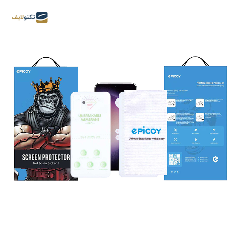 gallery-گلس مات صفحه نمایش و پشت گوشی سامسونگ Galaxy S23 FE اپیکوی مدل Hydrogel-Matte copy.png