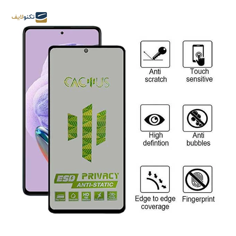 gallery-گلس حریم شخصی گوشی شیائومی Poco X4 Pro 5G اپیکوی مدل Cactus-ESD-Privacy copy.png