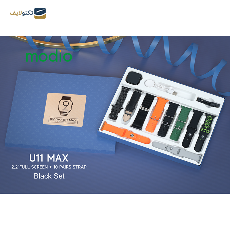 gallery-ساعت هوشمند مودیو مدل MC80 Ultra Max همراه با هندزفری  copy.png