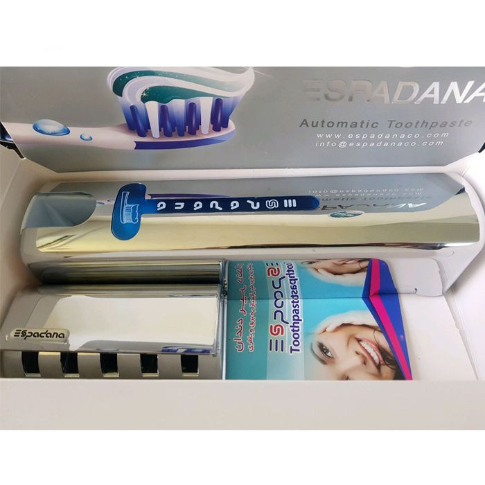 جا مسواکی اسپادانا کد 104000240 به همراه دستگاه خمیر دندان جا مسواکی اسپادانا کد 104000240 به همراه دستگاه خمیر دندان