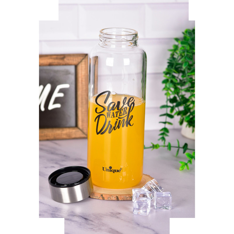 بطری یونیک طرح save water1 کد 3052 بطری یونیک طرح save water1 کد 3052