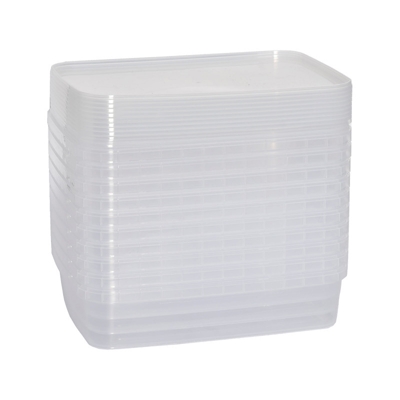 ظرف نگهدارنده پولاد پویش مدل مستطیل مجموعه 10 عددی