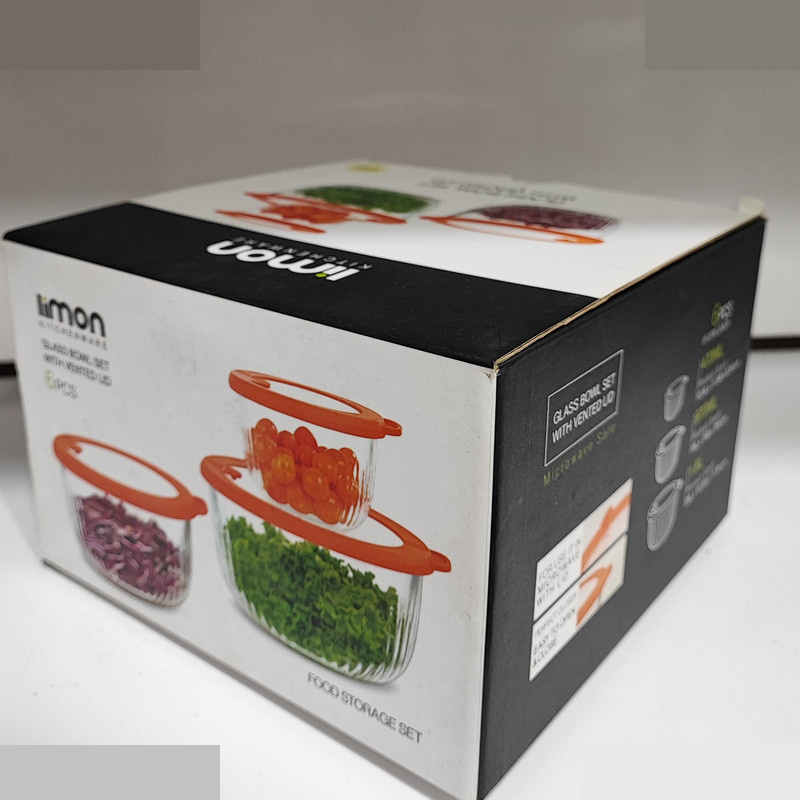 ظرف نگهدارنده لیمون مدل 2222 بسته 3 عددی