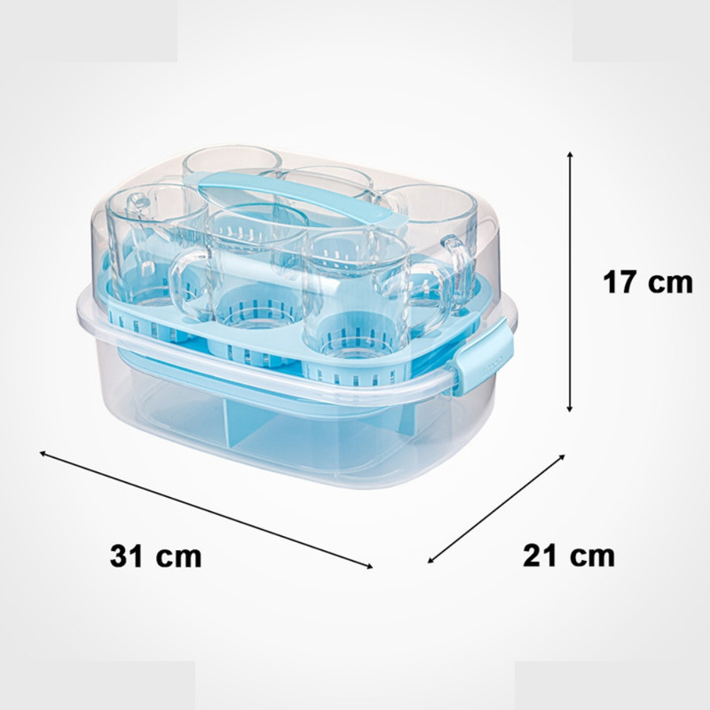 سبد پیک نیک لیمون مدل چای خوری کد FIDOKA-2440