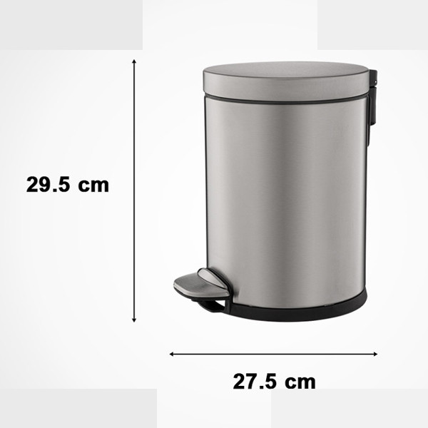 سطل زباله پدالی لیمون کد DH2117 گنجایش 5 لیتر