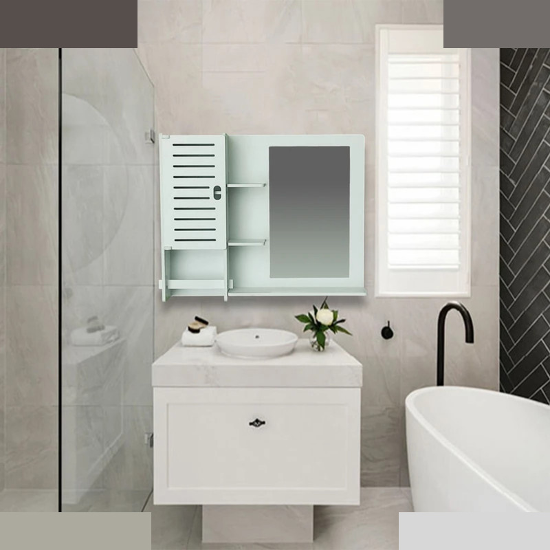 ست آینه و باکس سرویس بهداشتی خونه خاص مدل چپ سایز 56*46 سانتی متر ست آینه و باکس سرویس بهداشتی خونه خاص مدل چپ سایز 56*46 سانتی متر