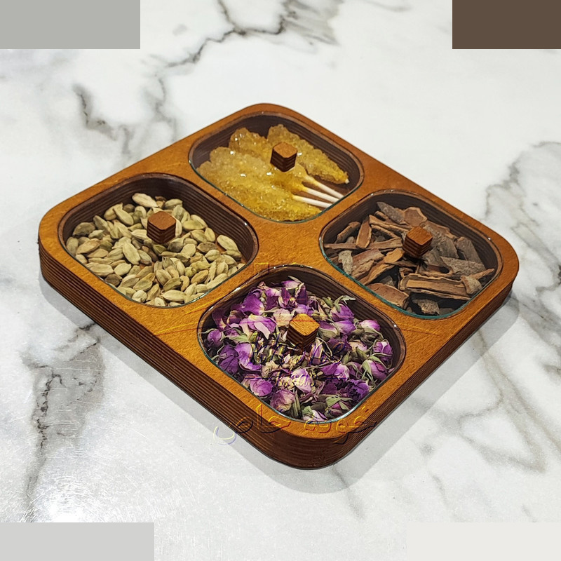 اردو خوری خونه خاص مدل چهار خانه در شیشه ای