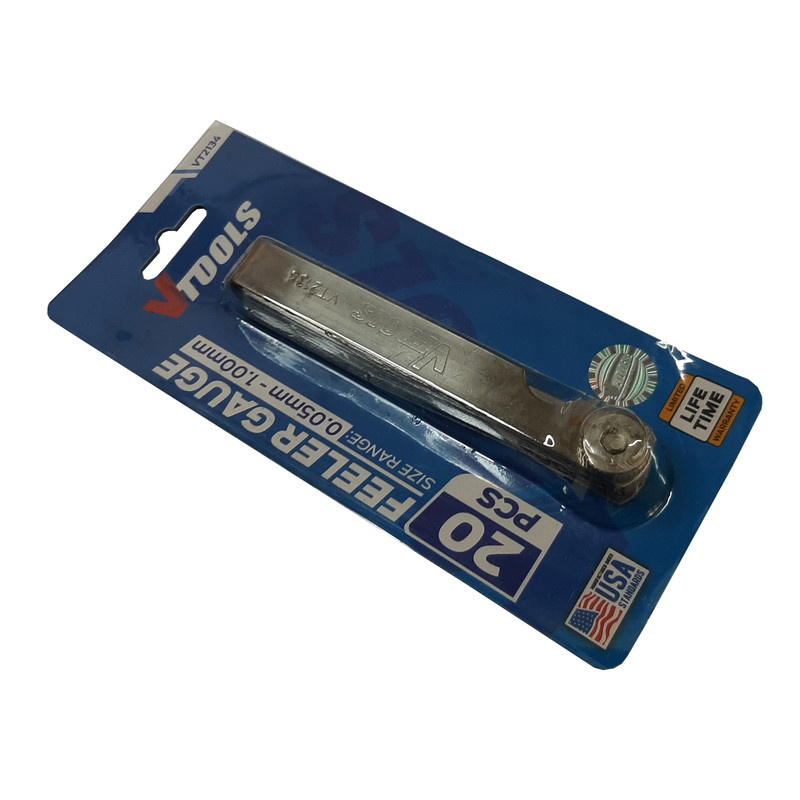 آچار فیلر وی تولز مدل YP-VT2134 مجموعه 20 عددی آچار فیلر وی تولز مدل YP-VT2134 مجموعه 20 عددی