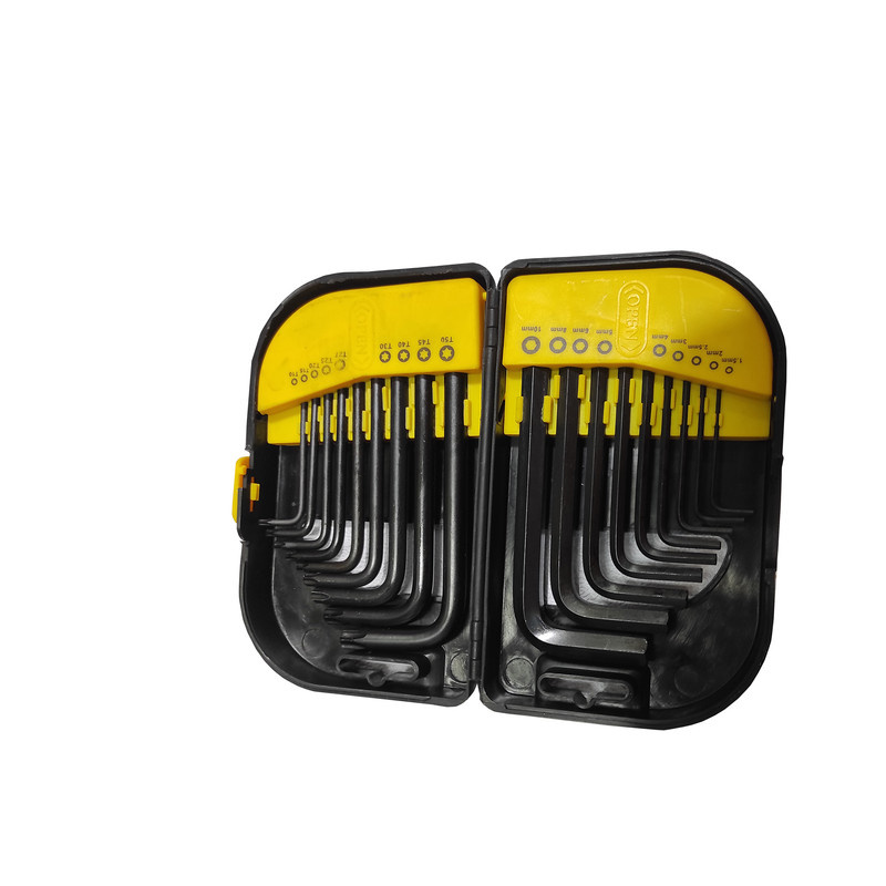 آچار آلن و ستاره ای تاپکس مدل فشار قوی کد SMT-TP100918PCS مجموعه 18 عددی آچار آلن و ستاره ای تاپکس مدل فشار قوی کد SMT-TP100918PCS مجموعه 18 عددی